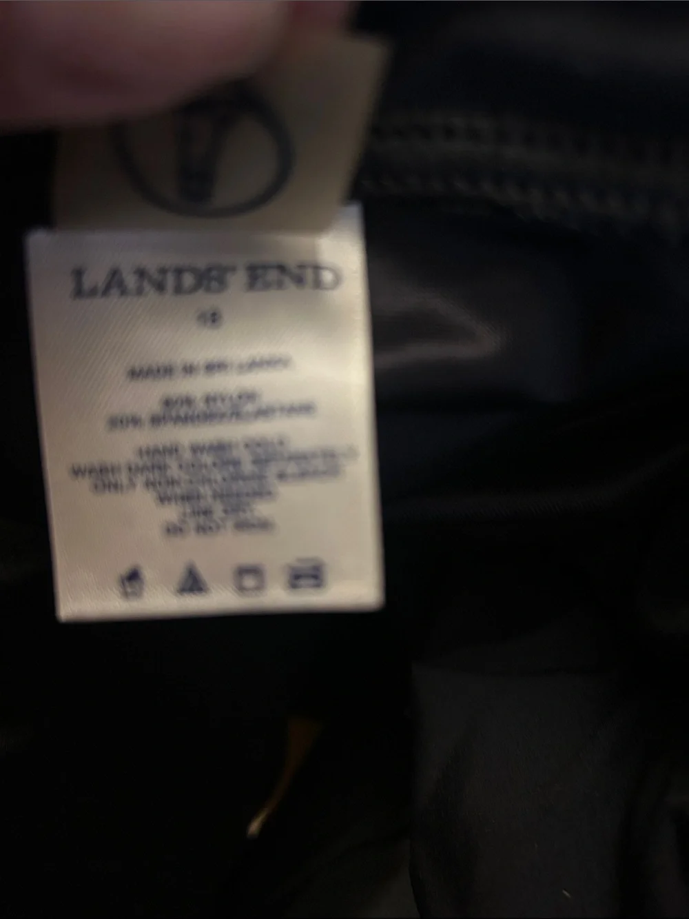 Land’s End Black Women’s Swim Bottom‎ 18